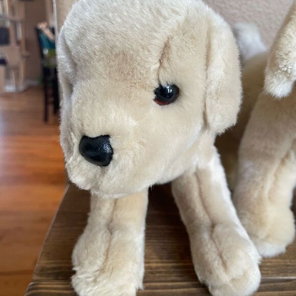 Douglas Spankie The Yellow lab Olush Dogs set of 2! - Picture 5 of 14